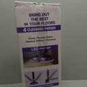 Scrubbing Steam Mop, Steam Mops for Floor Cleaning with Rotating Pads, 4 Cleaning Modes & LED Headlights, Swivel Steering,Safe for all Sealed Hard Floors F2 (Purple)