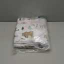 Hudson Baby Unisex Baby Plush Mink and Sherpa Blanket, Winter Forest, One Size