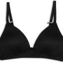 Maidenform Girls Comfort Devotion Wirefree Bra (Black)