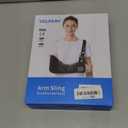 Velpeau Arm Sling Shoulder Immobilizer for Women and Men, fit Left or Right Arm - Rotator Cuff Support Brace - Medical Sling for Shoulder, Clavicle, Elbow Injury (Comfort type, Large: Bust 33.5-41)