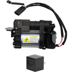 949-356 Air Suspension Compressor Pump w/Relay Compatible with 2011-2016 Grand Cherokee| 2013-2016 Ram 1500, Replace# 68232648AA, 600640300A, 68041137AE, 68204387AA