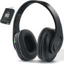 WallarGe Wireless Headphones for TV Watching, Comfortable for Seniors with Bluetooth 5.3, Easy Setup Headphones with USB Transmitter, 25 Hours Play and No Audio Delay