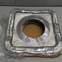 Aluminium Gas Stove Burner Covers (100 Pack) - Disposable Gas Stove Cover Liners, Heat-Resistant Gas Stove Top Covers for Gas Burners and Stove Covers for Gas Stove Top the Perfect Kitchen Accessories