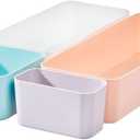 iDesign x Rosanna Pansino Recycled Plastic Drawer Organizers, Set of 4, Multicolor