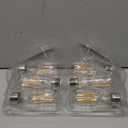 Vintage LED Edison Bulbs 6W, Equivalent 60W Incandescent, Warm White 2700K, ST58 Antique LED Filament Bulbs with 90+ CRI, E26 Medium Base,Dimmable, Clear Glass, Pack of 6