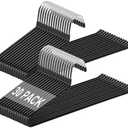 devesanter Pants Hanger, 30 Pack Space Saving Open-Ended Metal Pants Hanger, Non Slip Trousers Slack Hangers Organizers for Pants Jeans Slacks Scarf Trousers Ties，Black