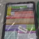 Tribe RN Nursing Clipboard with Storage - Medical Clipboard Nursing Essentials for Nurses and Nursing Students School Supplies with Quick Access Reference Guide (Black)