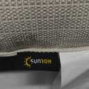 SUNROX LokGrip Non Slip Tufted Memory Foam Bench Cushion, FadeShield Water Resistant Durable Thicken Outdoor/Indoor Bench Seat Pads 42x16x4 inch, Cream 