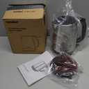 COMFEE' 1.7L Stainless Steel Electric Tea Kettle, BPA-Free Hot Water Kettle Electric with LED Light, Auto Shut-Off and Boil-Dry Protection, 1500W Fast Boil Electric Kettle
