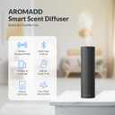 Aromadd Scent Diffuser Starter Kit Waterless Essential Oil Diffuser for Home, 1500 Sq.Ft Coverage Scent Air Machine, Smart Auto Mode Hotel Collection Diffuser with Cold Air Tech (Black)