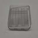 Egg Holder for Fridge, Automatically Rolling Egg Storage Container for Refrigerator, Large Capacity Egg Organizer for Fridge with Lid, Clear Plastic Dispenser, Tray & Bin -2 Layer