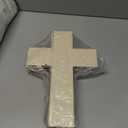 12 Inch 12 Pack Unfinished Wooden Cross Unpainted Wood Layered Framed Cross for DIY Crafts