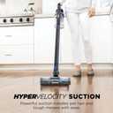 Shark | Pet Cordless Vacuum Cleaner | LED Headlights | Removable Handheld Vacuum for Pet Hair | Crevice Tool & Pet Multi-Tool Included | 40min Runtime | For Carpet & Hard Floors | Grey | IX141