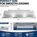 42" x 11.5" Hinged Trailer Door Slider Plate Floor Gap Cover Ramp