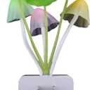 Sensor Led Night Light, Color Changing Plug-in LED Mushroom Dream Bed Lamp