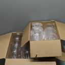 ZEAYEA Set of 30 Clear Acrylic Sugar Bowl, 14 oz Seasoning Box Condiment Pots with Spoon and Lid, Sugar Spice Salt Canister for Home Kitchen, Coffee Bar, Restaurant