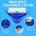 Mini Split Cleaning Kit Bag, 10Pcs Ac Cleaning Kit, Reusable Air Conditioner Cleaning Kit, Waterproof Minisplit Cleaning Kit for HVAC (Small)