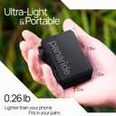 Mini Bike Pump, 120 PSI Mini Electric Bike Pump, 120g, Smart Auto-Stop, 1 PSI Accuracy, Portable Electric Bike Pump Works with Presta & Schrader Valves
