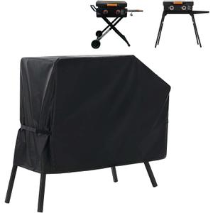 NOELIFE Grill Cover for Blackstone 22 inch Griddle with Hood and Stand, Waterproof Griddle Accessories for Blackstone 17 and 22 inch, Windproof and UV Resistant (Cover only)