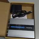 Component to HDMI Converter with Scaler Function, RGB to HDMI, 5RCA YPbPr to HDMI Converter Adapter, Component in HDMI Out Converter(1080P, Aluminum)