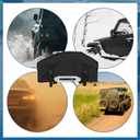 Winch Cover, Heavy Duty Waterproof Electric Winches Protector Parts Accessories Weather Resistant Dust-Proof Cover up to 12000Lbs Fits Indoor & Outdoor Use
