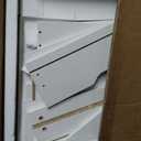 DEVAISE 3-Drawer Wood File Cabinet, Mobile Lateral Filing Cabinet, Printer Stand with Open Storage Shelves for Home Office, White, 15.7"D x 31.3"W x 24.7"H