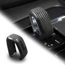 for Volvo XC90 560 XC60 XC40 590 V60 V90 Interior Accessories car Gear Shift Knob Panel Cover ABS Carbon Fiber Pattern Sticker (Contemporary)