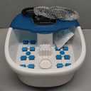 Foot Spa Massager with Heat, Bubbles, Vibration & Pedicure Foot Spa Massager for Feet Stress Relief
