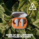 Skullcandy Smokin Buds Wireless Earbuds, Bluetooth Headphones, Noise Isolating Fit, Up to 20 Hours Battery, IPX4 Sweat and Water Resistant, Microphone for iPhone Android - Bone