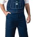 Liberty mens Rigid Denim Bib Overall (40W x 32L)