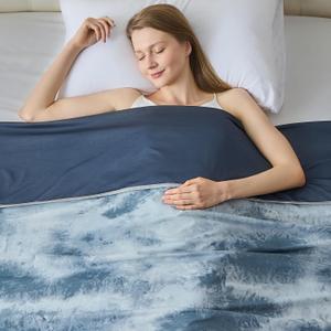 Cooling Blanket for Hot Sleepers Throw Size 50"x70", Summer Ice Cold Blanket Absorbs Heat to Keep Body Cool for Night Sweats, Lightweight Breathable Cold Blankets for Sleeping Bed & Sofa (Dark Gray)