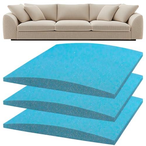 HoomTop Couch Cushion Support for Sagging Seats 20x20 Inch in Couches Armchairs and Sofas 2 Pack (Blue)