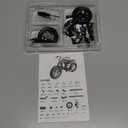 Metal Model Motorcycle Kits - 117 Pcs Erector Sets for Boys Age 8-12, Motobike Building Toys, STEM Kits for Kids Age 8-10, Assembly Car Project for 14 and Up, Gifts for 15 16 Year Old Boys and Adults