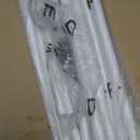 Laiensia Double Rods Garment Rack with Wheels, Clothing Rack for Hanging Clothes,4 Hooks, Multi-functional Bedroom Clothes Rack, White