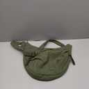 Corduroy Crescent Crossbody Bag Quilted Shoulder Bag Adjustable Strap Casual Handbag Hobo Sling Bag for Women Men