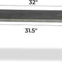 RELODECOR Over the Stove Spice Rack Shelf, Stove Top Organizer for Kitchen, 5.5 Inch Width (Ebony)
