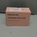 2025 Push Up Sticky Bra, 1 Pack Reusable Adhesive Invisible Backless Strapless Bra (Nude), C