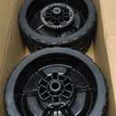 4 Pack HRN216 Lawn Mower Wheels Kit Fit for Honda HRN216 Lawn Mower 2 Rear Wheels Replace for 42710-VR8-N00ZA and 2 Front Wheels Replace for 44710-VR8-N00ZA
