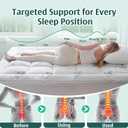 Memory Foam Mattress Topper Queen, Cooling Pillow Top