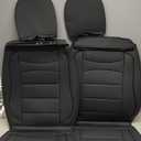 Car Seat Covers Fit for Honda Ridgeline 2006-2014 & 2025 2026: Luxury Leather Automotive Front Seat Covers, Truck Car Seat Protector(2PCS Front, Black)