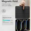 ESR for iPad Pro 13 Inch Case (M5/M4) 2025/2024, Powerful Magnetic Attachment, Slim Trifold Stand Case, Supports Pencil Pro & Pencil(USB-C), Auto Wake/Sleep, Durable Protection, Rebound Series, Black