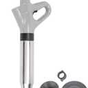 Toilet Plunger, Drain Clog Remover Tool High Pressure Air Drain with Visual Barometer, Drain Gun for Toilets, Sink, Clogged Pipe, Bathroom, Kitchen (Grey) (Gray)
