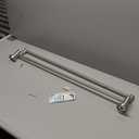 TocTen Double Bath Towel Bar - Thicken SUS304 Stainless Steel Towel Rack for Bathroom, Bathroom Accessories Double Towel Rod Heavy Duty Wall Mounted Towel Holder (Brushed Nickel, 33 in)
