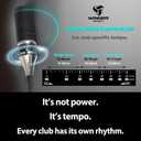 WINNER SPIRIT Miracle 201v3 Patented Golf Swing Trainer Increase Club Head Speed, Distance, Rhythm & Swing Accuracy Adjustable Speed & Back Swing Controller for Tempo Practice