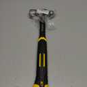 Ball Peen Hammer 16 oz, Drop Forged One Piece Ball Pein Hammer, Metalworking Tool with Forged Steel Construction & Shock Absorbing Grip