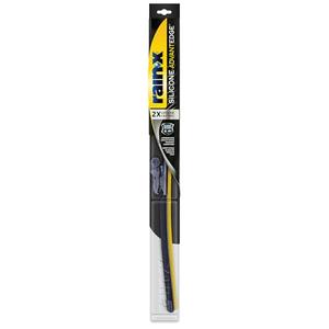 Rain-X Silicone AdvantEdge Wiper Blade 20" Windshield Wiper Blades Replacement, All-Weather Performance Lasts 2X Longer, Premium Beam, Installock Adapter for Easy Fit (Pack of 1)