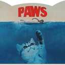 Cat Food Mat - Pet Feeding Mat for Floor, Non-Slip, Waterproof, Super Absorbent, Easy to Clean, Blue, Cat, Dog 15.9''x23.8''