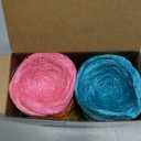 Yinkin 24 Pcs 2.4 Inch Mini Bird Nest Decor Artificial Birds Nest for Craft Gift Small Egg Holder Bulk, 6 Color for Wedding Spring Party Yard Patio Garden Tree Home DIY Basket, Bee Bird House Decor