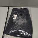 Ginasy Summer Shorts for Women Trendy High Waisted Shorts Dressy Casual Wide Leg Shorts with Pockets Black, L