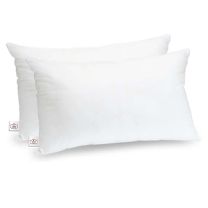 Macimoo12x18 Throw Pillow Insert (Pack of 2, White), Bed and Couch Pillows Stuffer Hypoallergenic, Lumbar Support Decorative Home Outdoor Pillow Filler (Non Woven, 2 Pack)